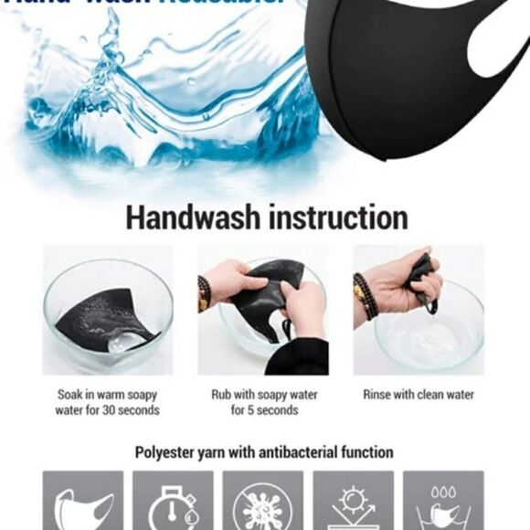 8 Face Masks Paisley Print Reusable Washable Adult NEW - Picture 4 of 6